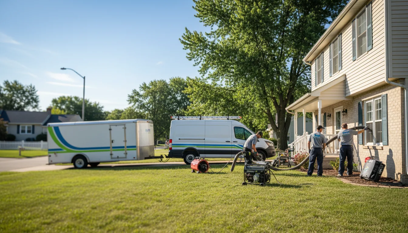 Flooded Basement Restoration And Cleanup With Repair in Atchison, KS near me